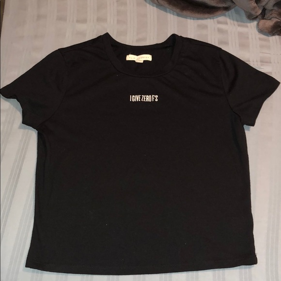 Black Crop Top - Picture 1 of 3